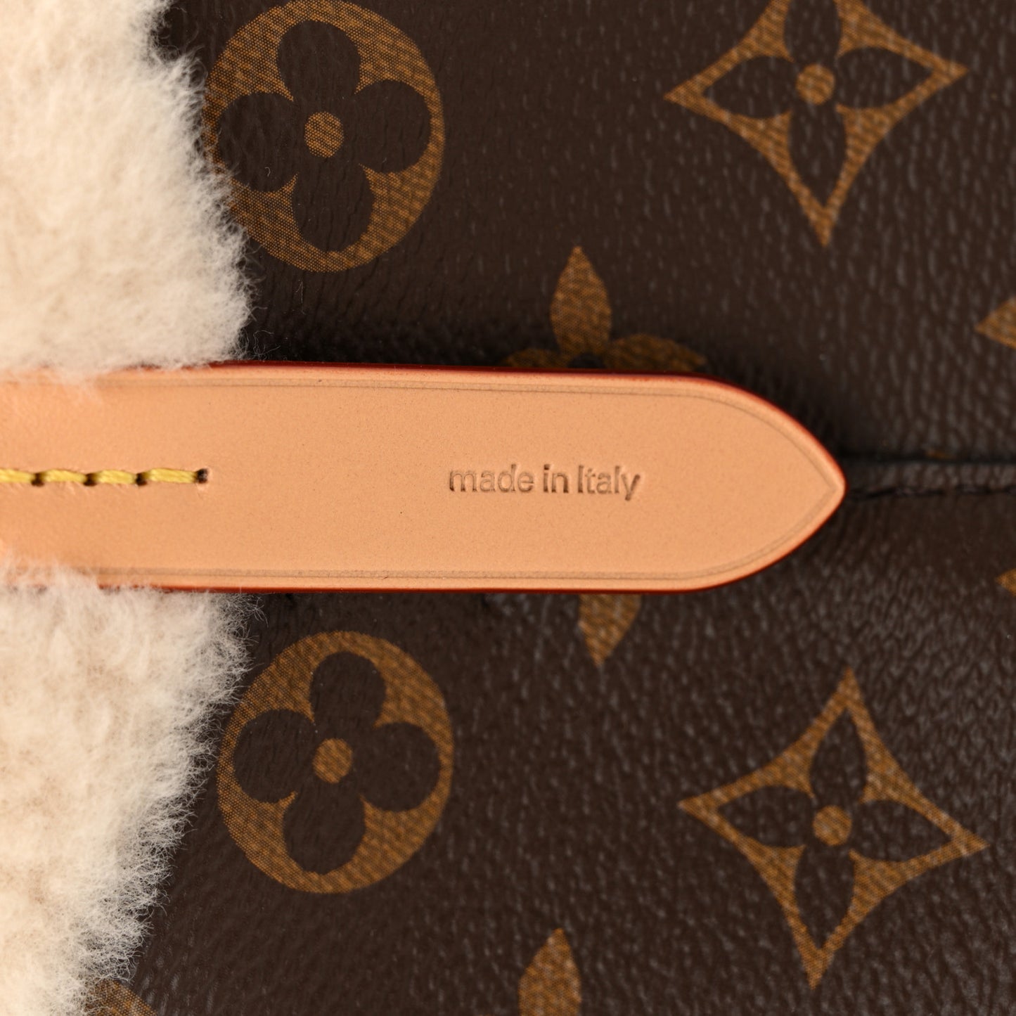 Monogram Shearling Cozygram Neonoe BB