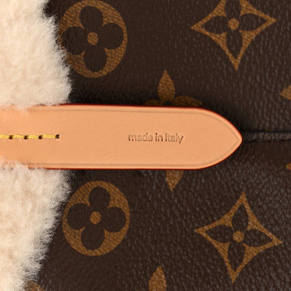 Louis Vuitton Monogram Shearling Cozygram Neonoe BB 7 of 10