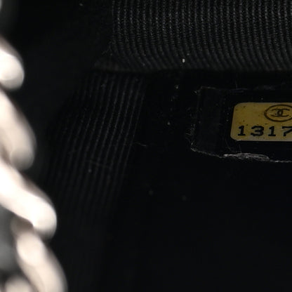 Chanel Patent Quilted Wallet On Chain WOC Black 8 of 16
