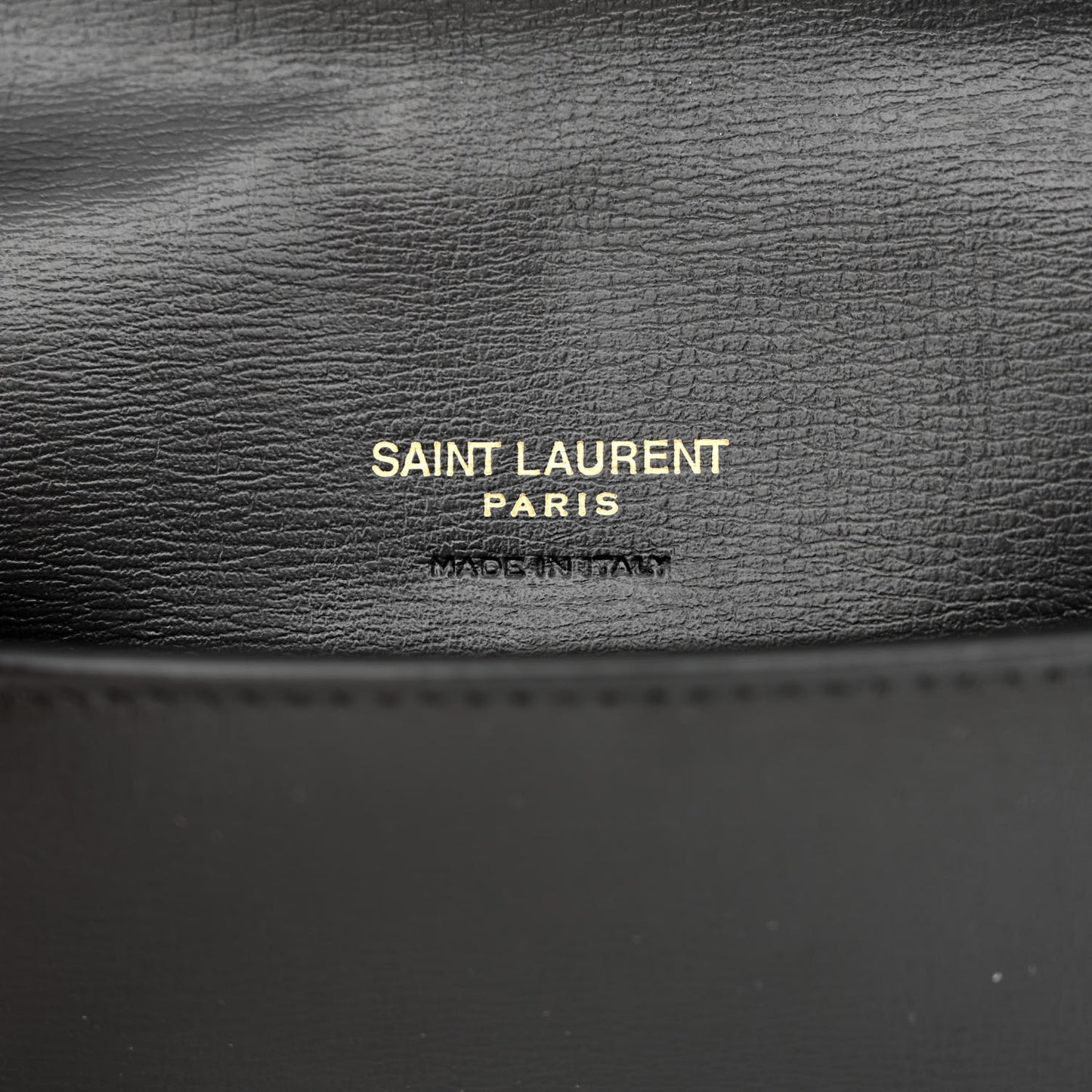 Smooth Calfskin Monogram Phone Holder Crossbody Black