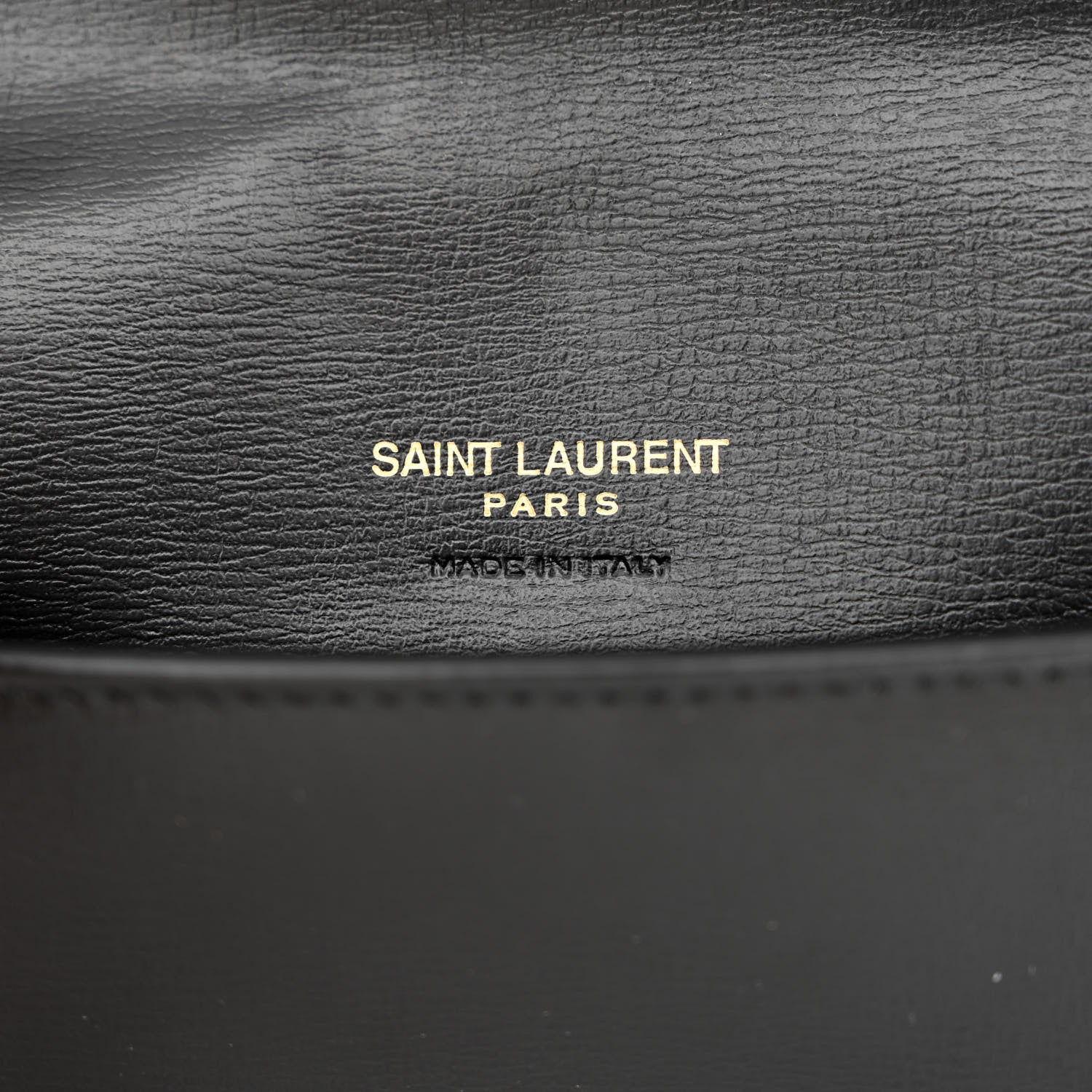 Saint Laurent Smooth Calfskin Monogram Phone Holder Crossbody Black 6 of 11