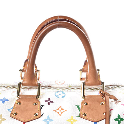 Louis Vuitton Monogram Multicolor Speedy 30 White 9 of 26