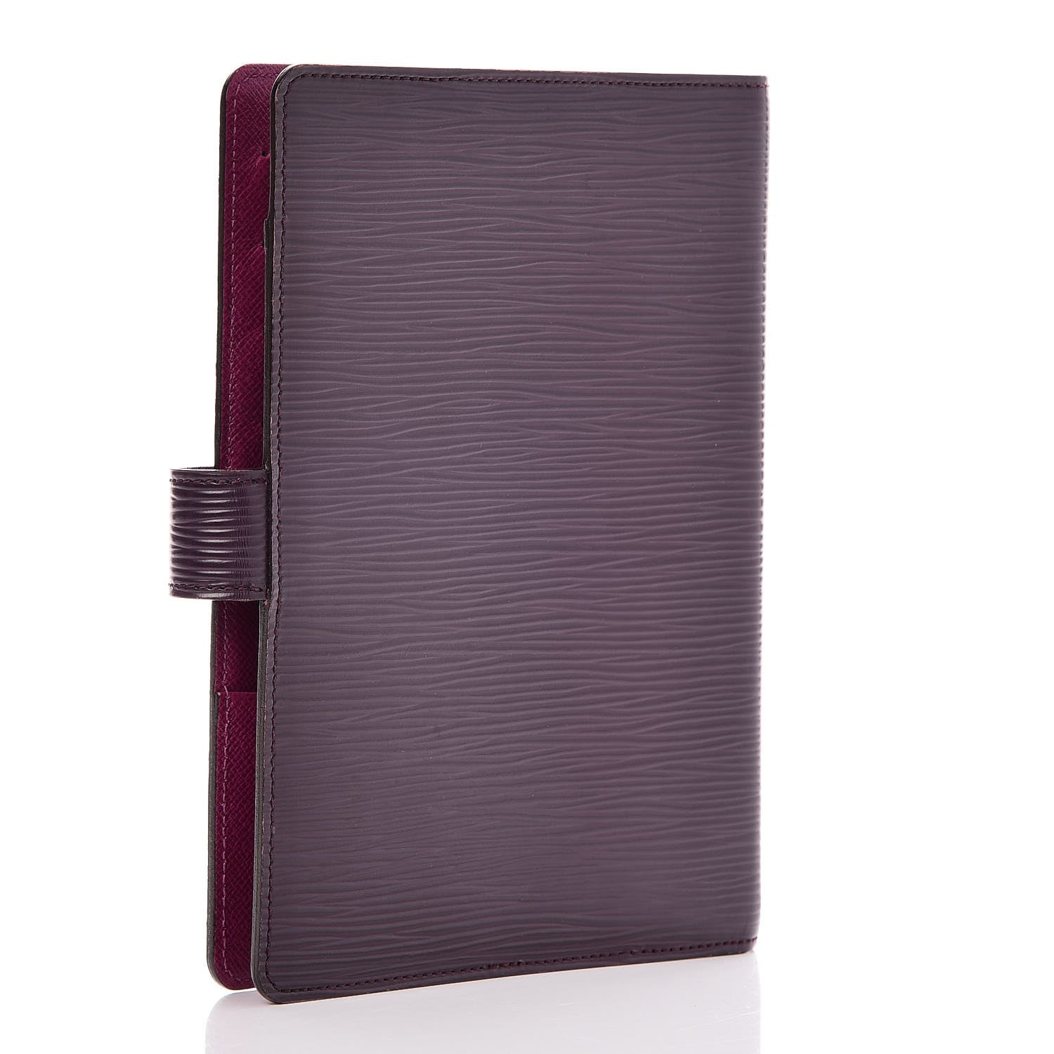 Louis Vuitton Epi Medium Ring Agenda Cover Cassis 3 of 7