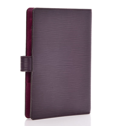 Louis Vuitton Epi Medium Ring Agenda Cover Cassis 3 of 7