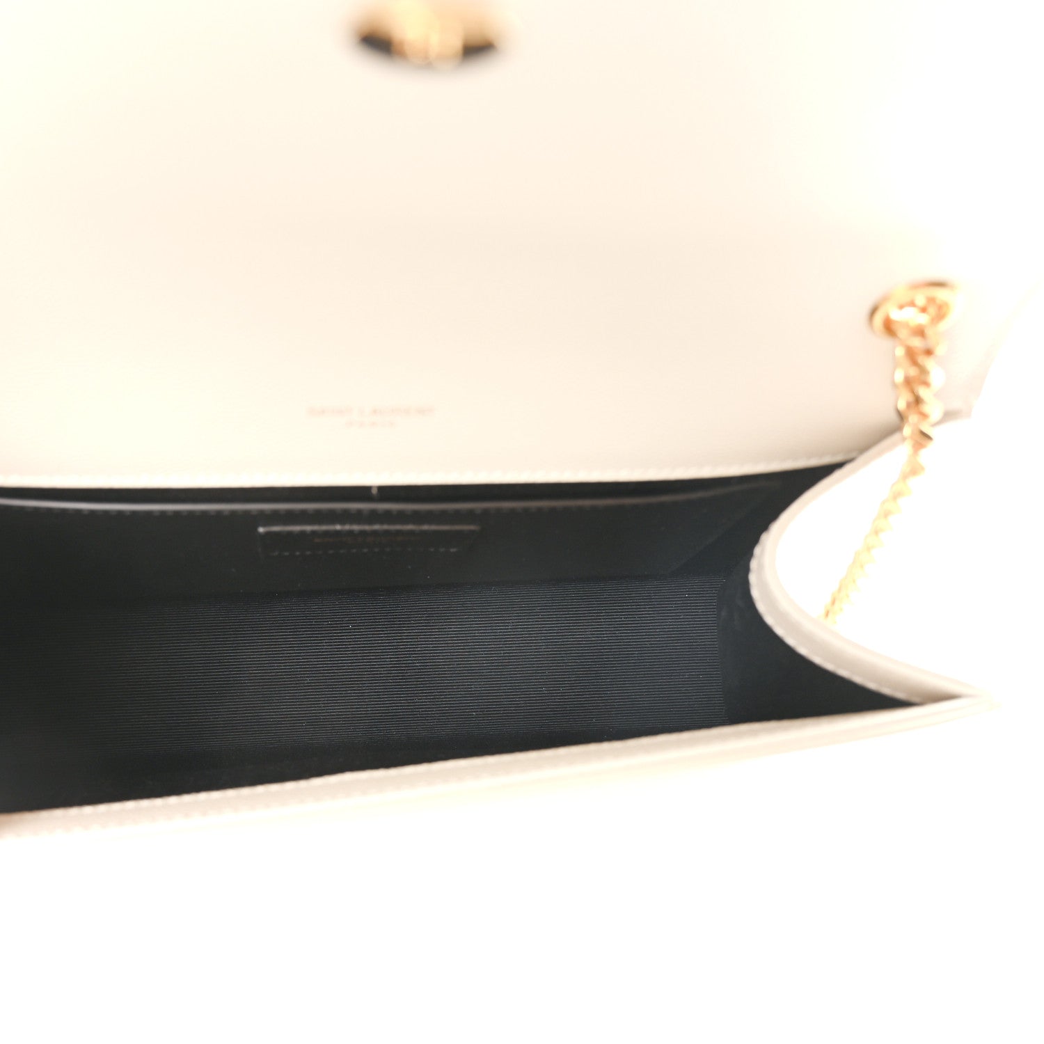 Saint Laurent Grain De Poudre Medium Classic Monogram Kate Satchel Crema Soft 5 of 10