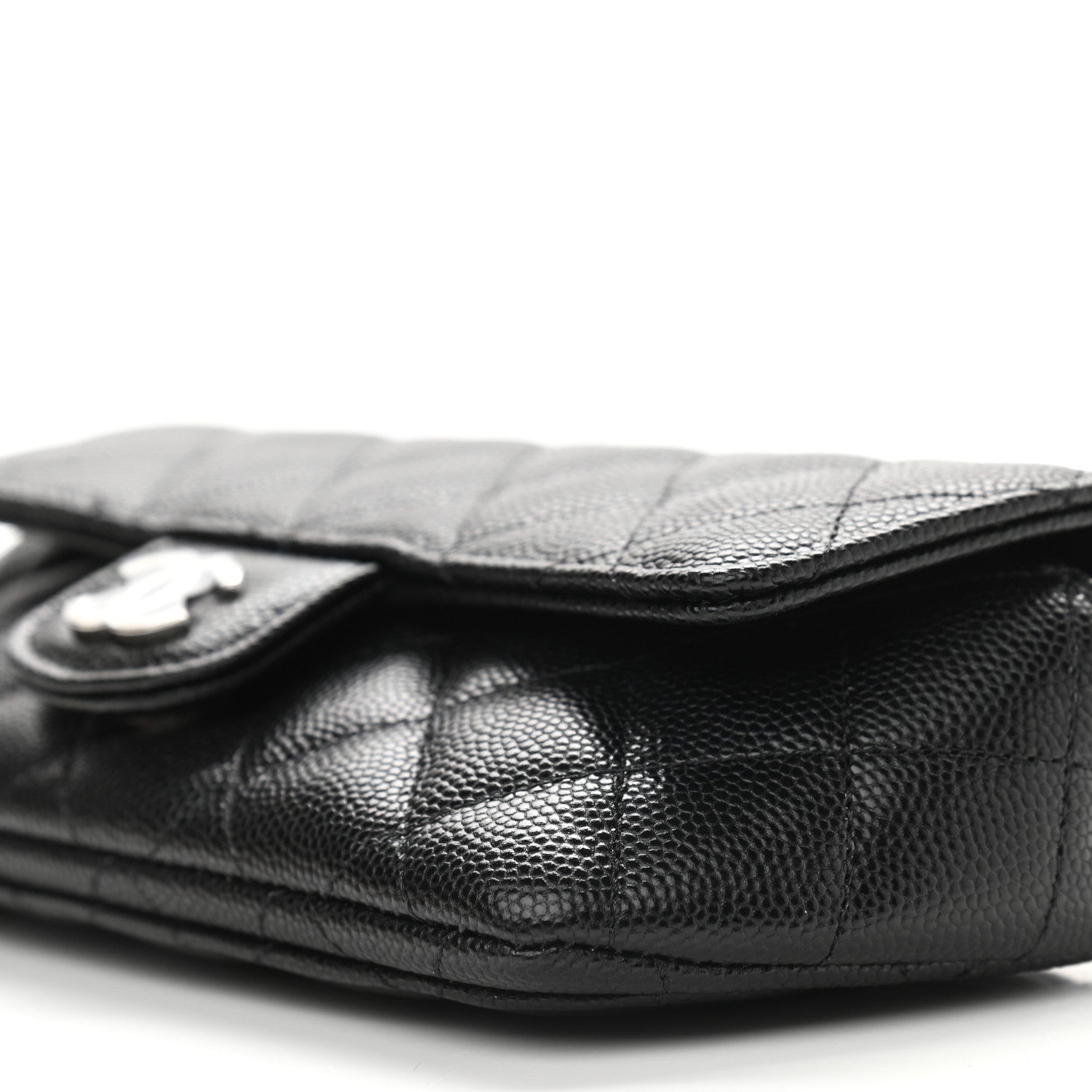 Chanel Caviar Quilted Glasses Case With Chain Black 10 of 10