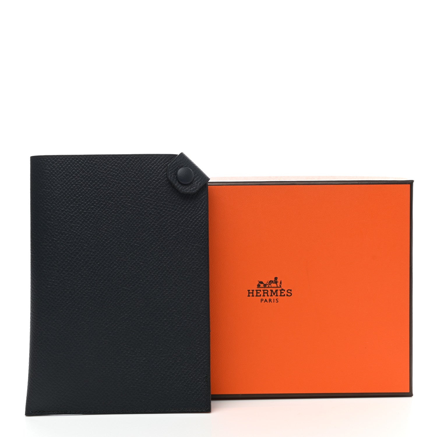 Hermes Epsom Tarmac PM Passport Holder Black 7 of 7