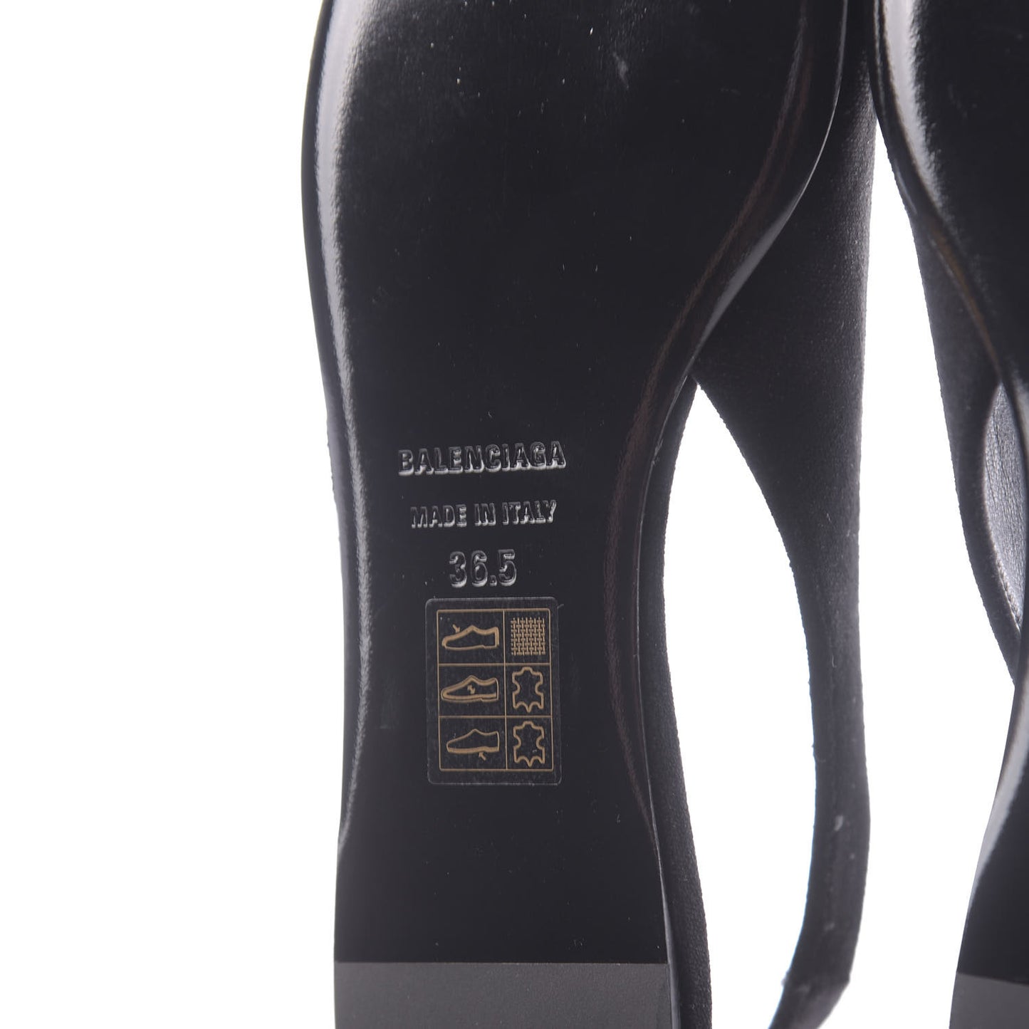 Velvet BB Knife Pointy Toe Slingback Flats 36.5 Black