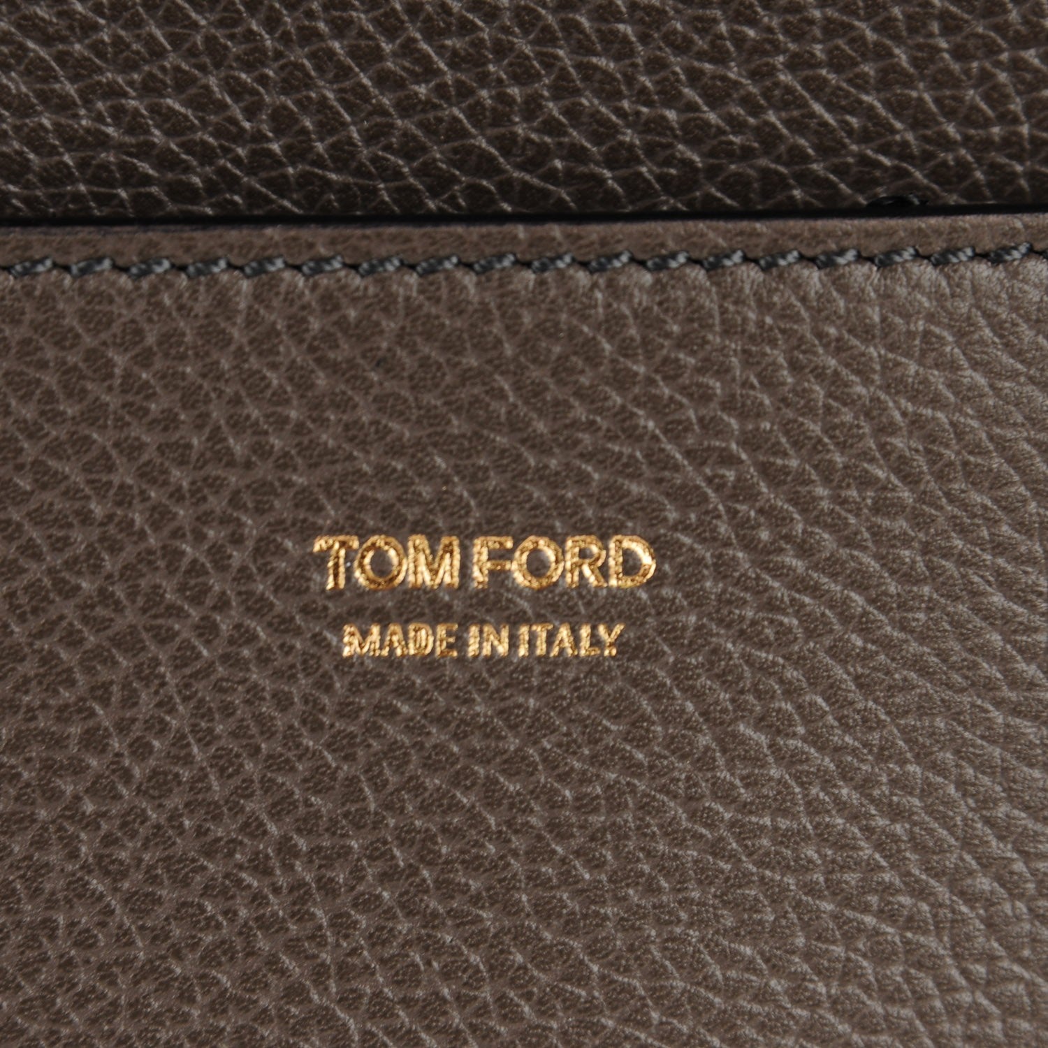 Tom Ford Pebbled Calfskin Large Jennifer Graphite 5 of 8