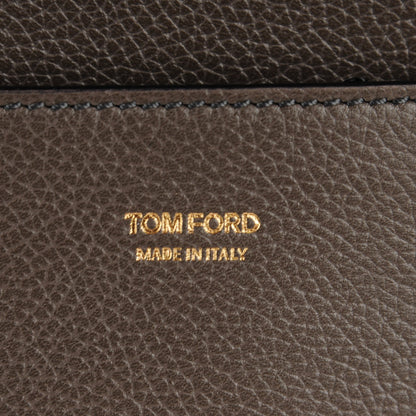 Tom Ford Pebbled Calfskin Large Jennifer Graphite 5 of 8