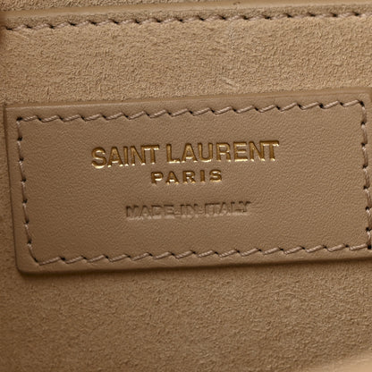 Saint Laurent Smooth Calfskin Medium Classic Monogram Kate Tassel Satchel Nude Powder 6 of 14
