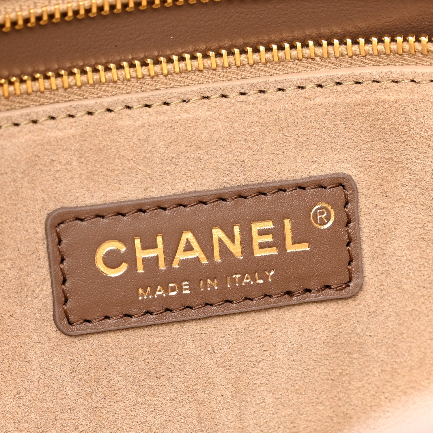 Chanel Calfskin Archetype Small Shopping Tote Light Brown 6 of 11