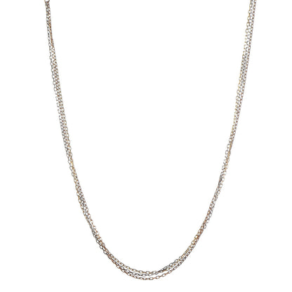Cartier 18K Pink Yellow White Gold Three Chain Necklace 1 of 5