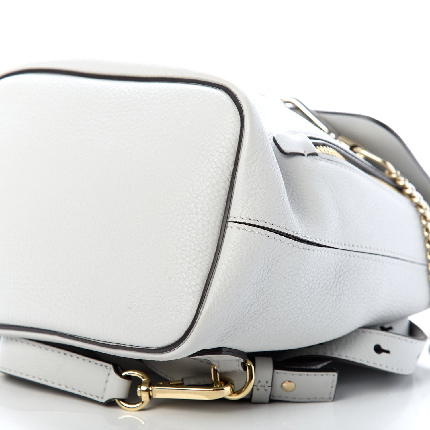 Chloe Suede Calfskin Small Faye Backpack Airy Grey 6 of 8