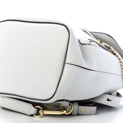 Chloe Suede Calfskin Small Faye Backpack Airy Grey 6 of 8