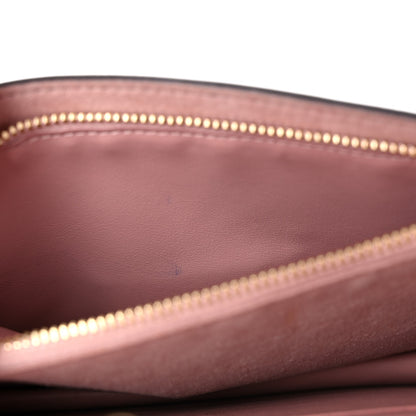 Louis Vuitton Damier Ebene Croisette Chain Wallet Magnolia 14 of 16