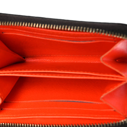 Louis Vuitton Monogram Graffiti Zippy Coin Purse Orange 5 of 8