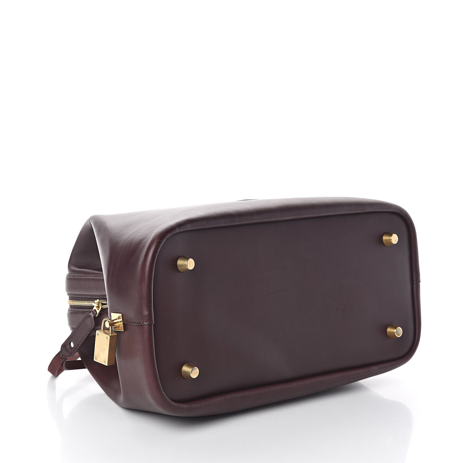 Celine Smooth Calfskin Doctor Frame Bag Burgundy 4 of 10