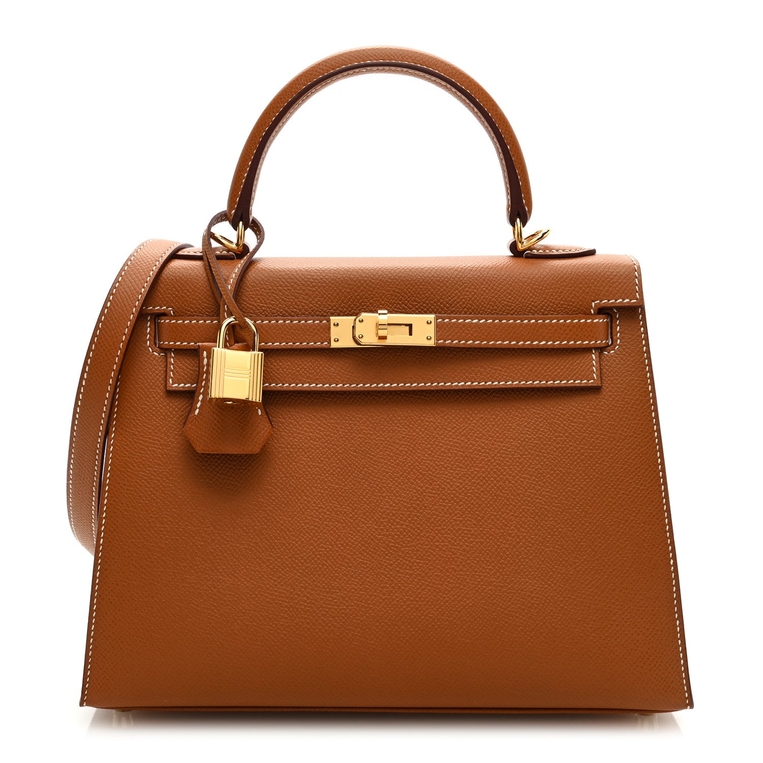 Hermes Epsom Kelly Sellier 25 Gold 1 of 10