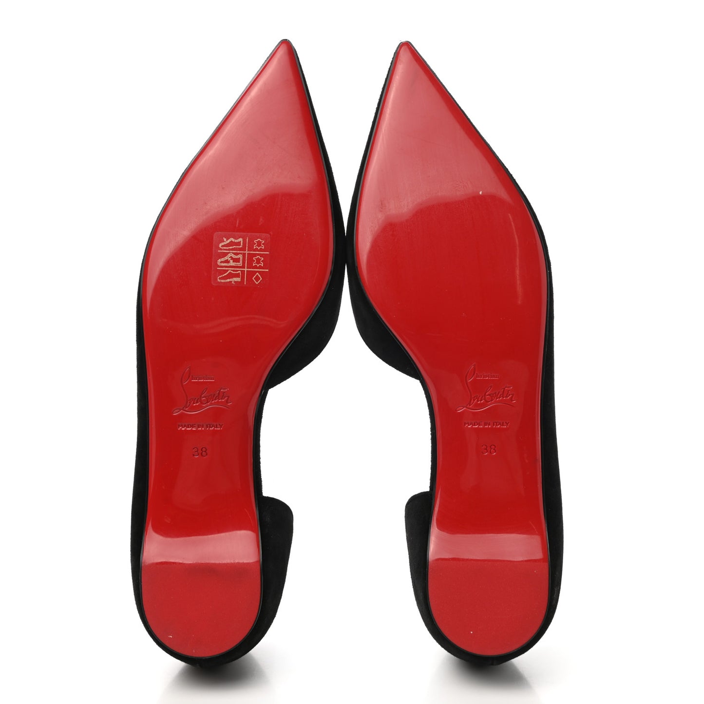 Veau Velours Iriza Flats 38 Black