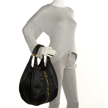 Jimmy Choo Nylon Mandah Tote Black 2 of 8