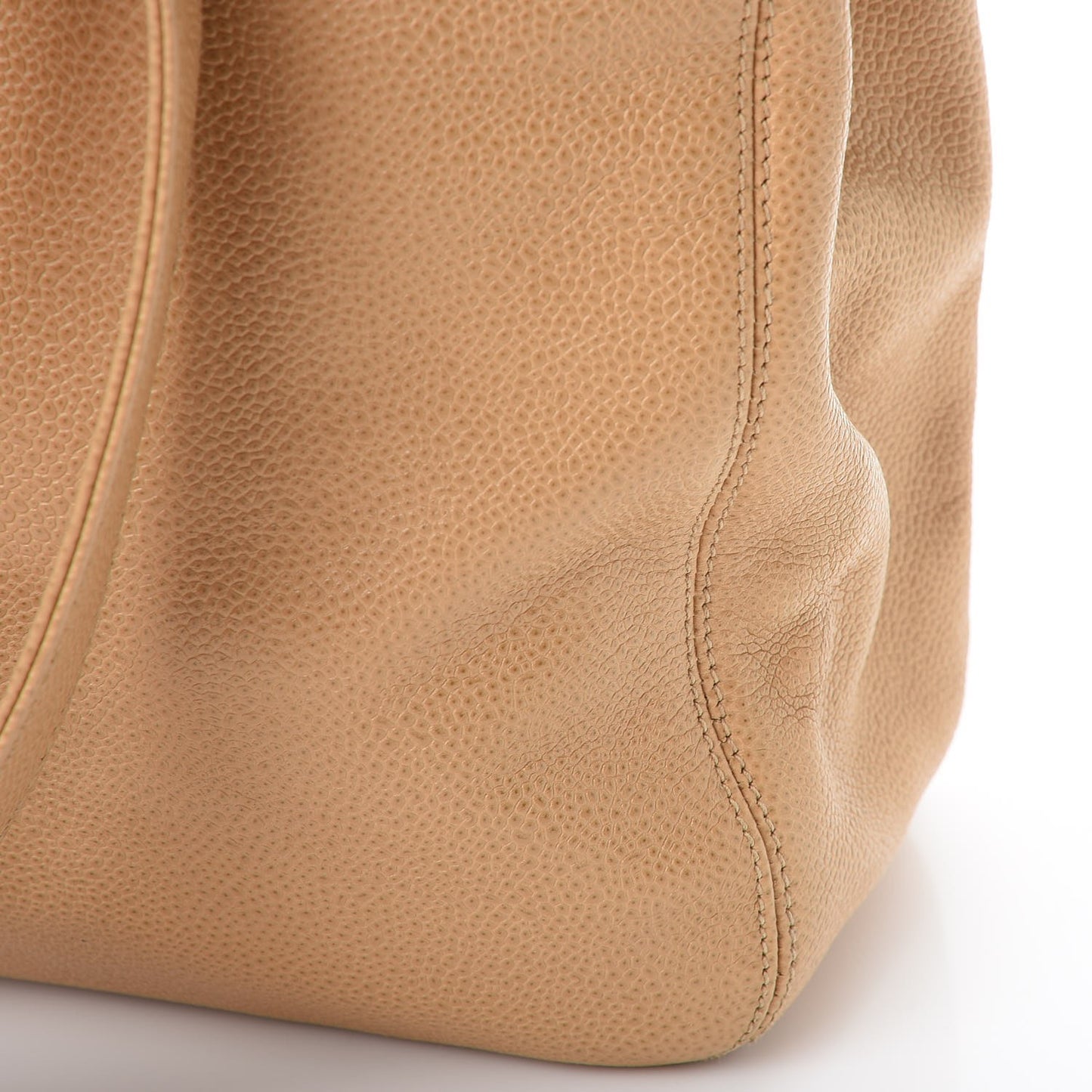 Caviar CC Shopper Tote Beige