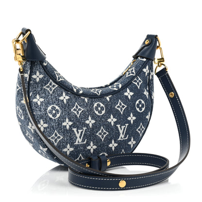 Louis Vuitton Monogram Jacquard Denim Loop Bleu 3 of 7