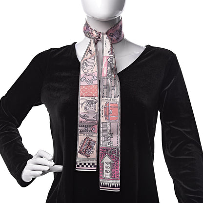 Louis Vuitton Silk Jeu De Louis BB Bandeau Pink 2 of 5