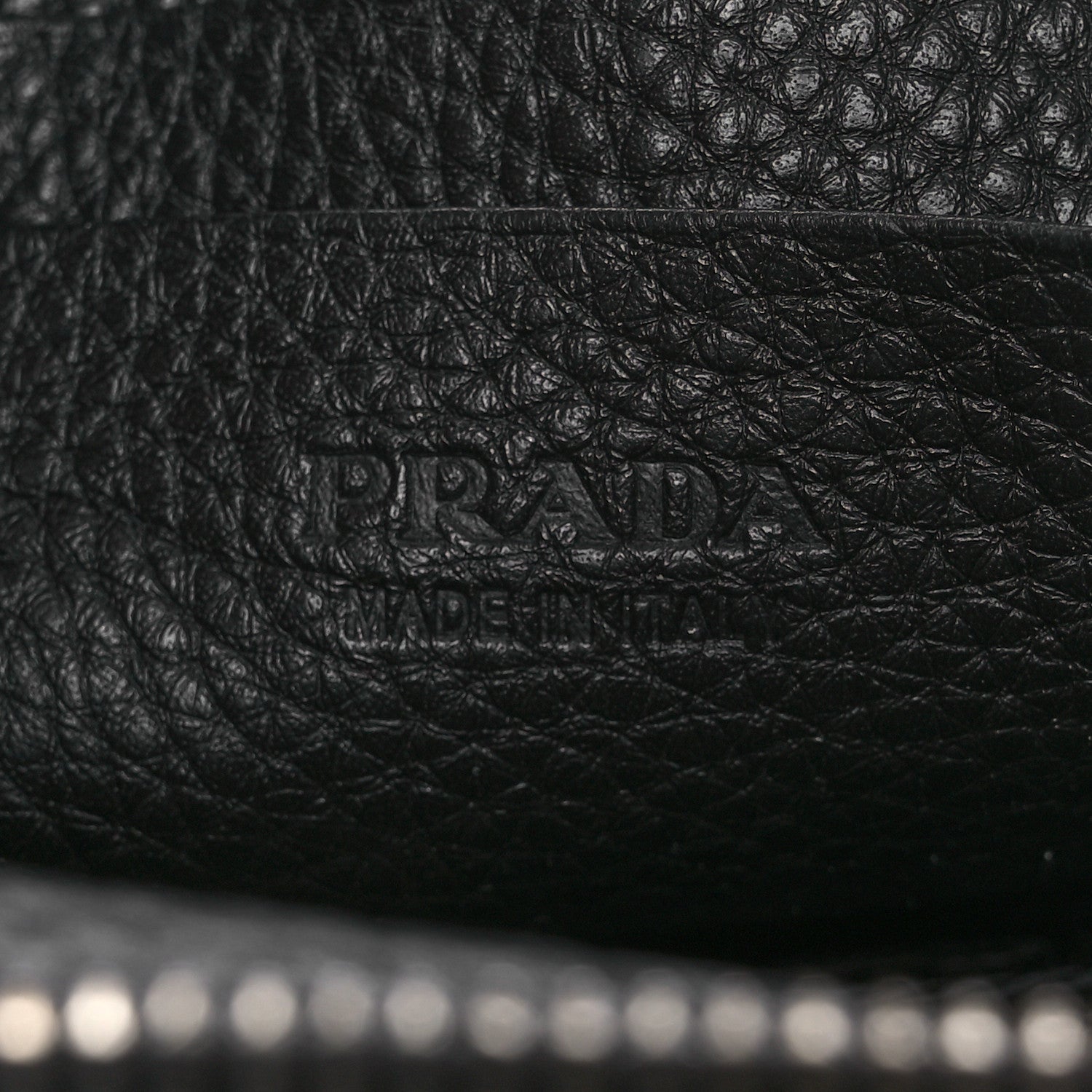 Prada Vitello Daino Sling Bag Black 6 of 10