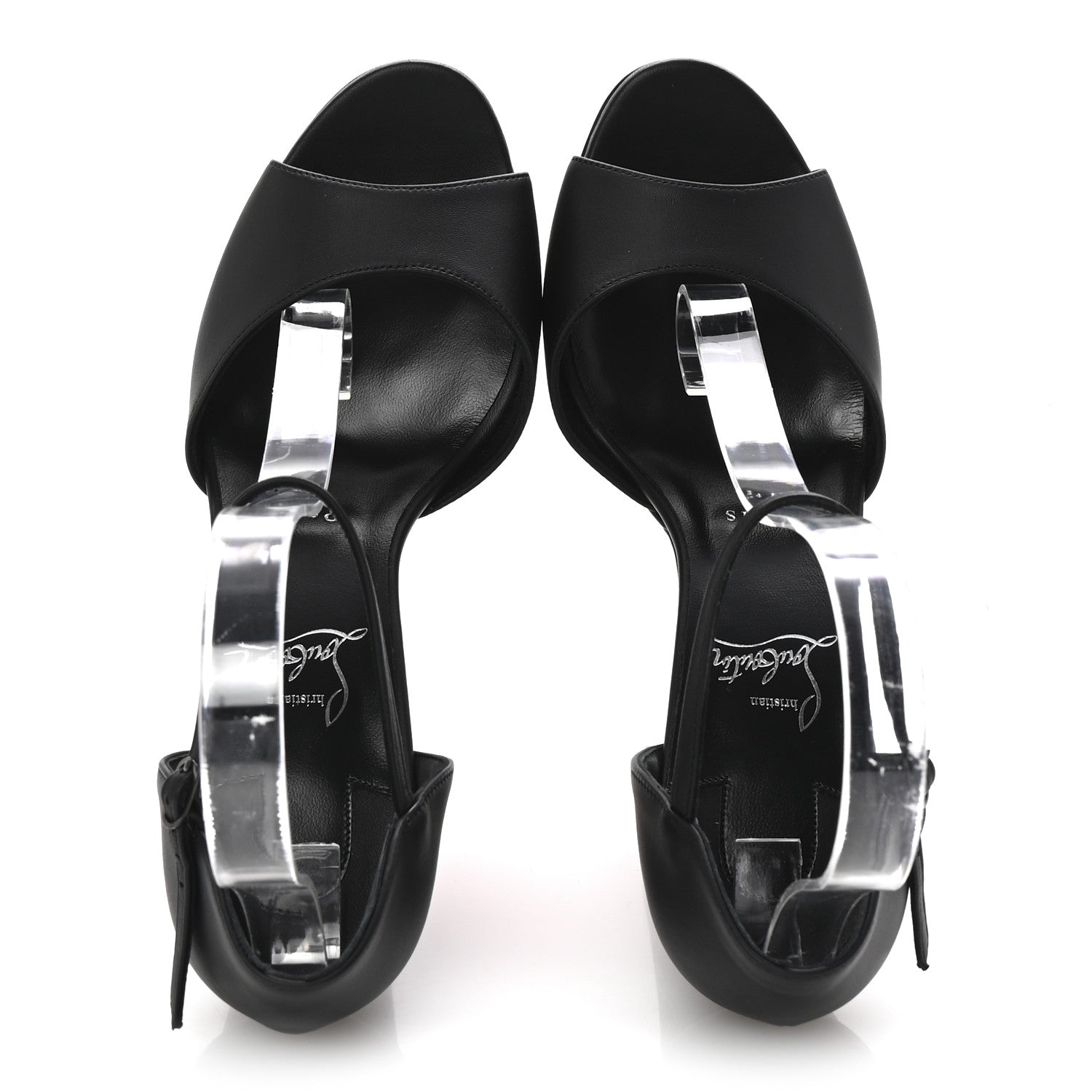 Christian Louboutin Nappa Sandaloo 130 Sandals 39 Black 2 of 9