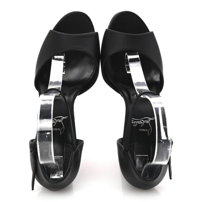 Christian Louboutin Nappa Sandaloo 130 Sandals 39 Black 2 of 9