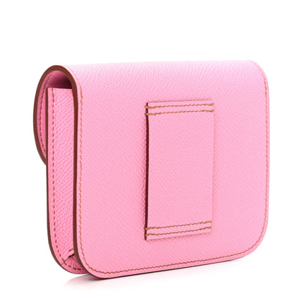Hermes Epsom Constance Slim Wallet 5P Pink 3 of 8
