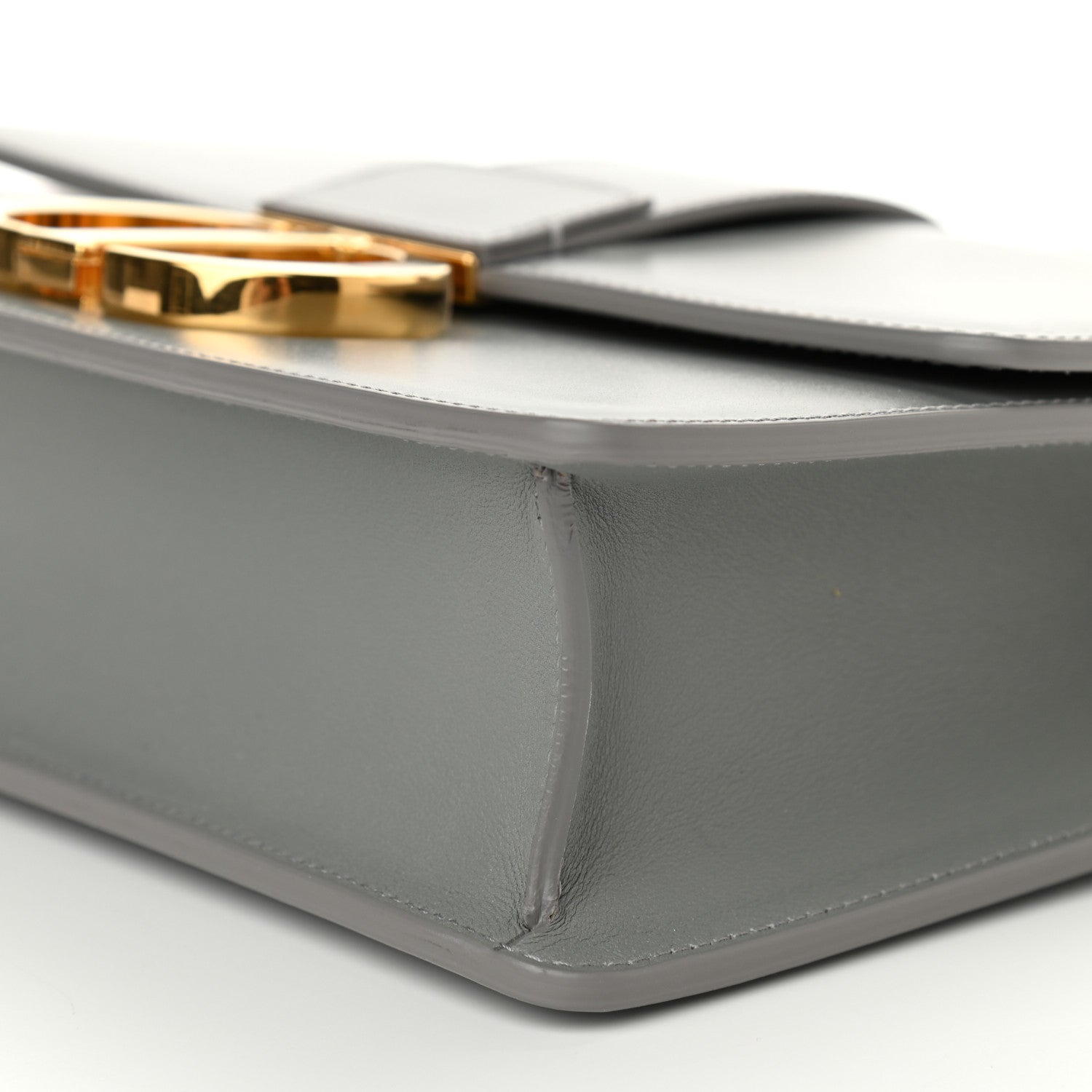 Christian Dior Smooth Calfskin 30 Montaigne Flap Bag Gray 9 of 10