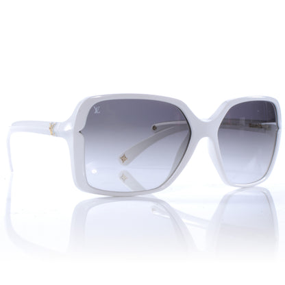 Louis Vuitton Flore Carre Sunglasses White 1 of 6