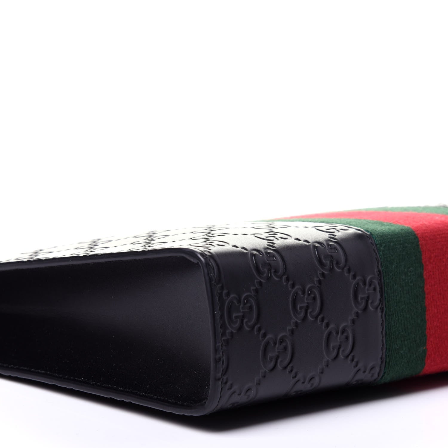 Gucci Guccissima Signature Web New Web Cosmetic Case Black 8 of 11