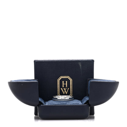 Harry Winston Platinum Milgrain Wedding Band Ring 58 8.5 5 of 5