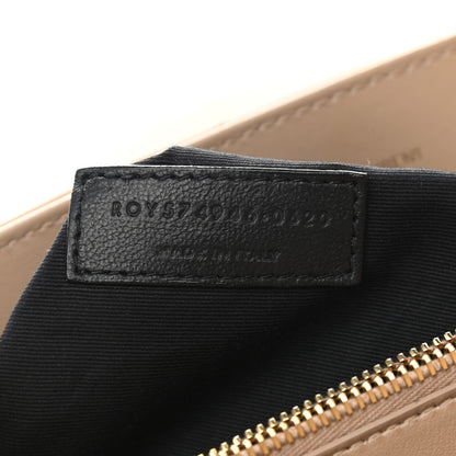 Saint Laurent Calfskin Y Quilted Monogram Medium Loulou Chain Satchel Dark Latte 7 of 11