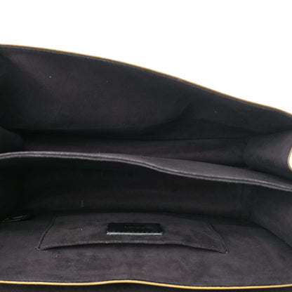 Fendi Vitello Liberty Scalloped Studded Kan I Shoulder Bag Black 5 of 18