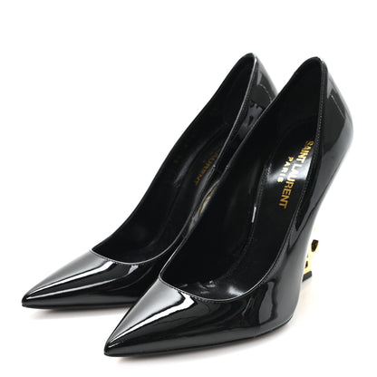 Saint Laurent Patent Opyum 110 Pumps 36 Black Gold 36 Black Gold 4 of 9