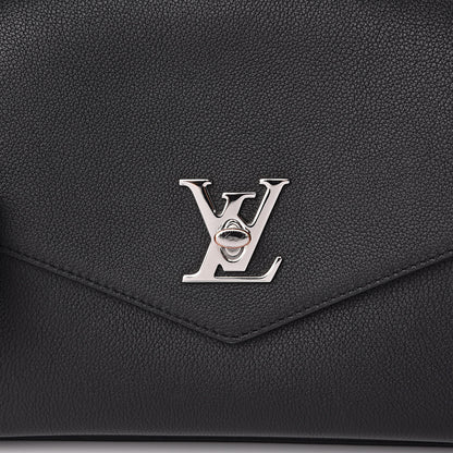Louis Vuitton Soft Calfskin My Lockme Top Handle Black 10 of 11