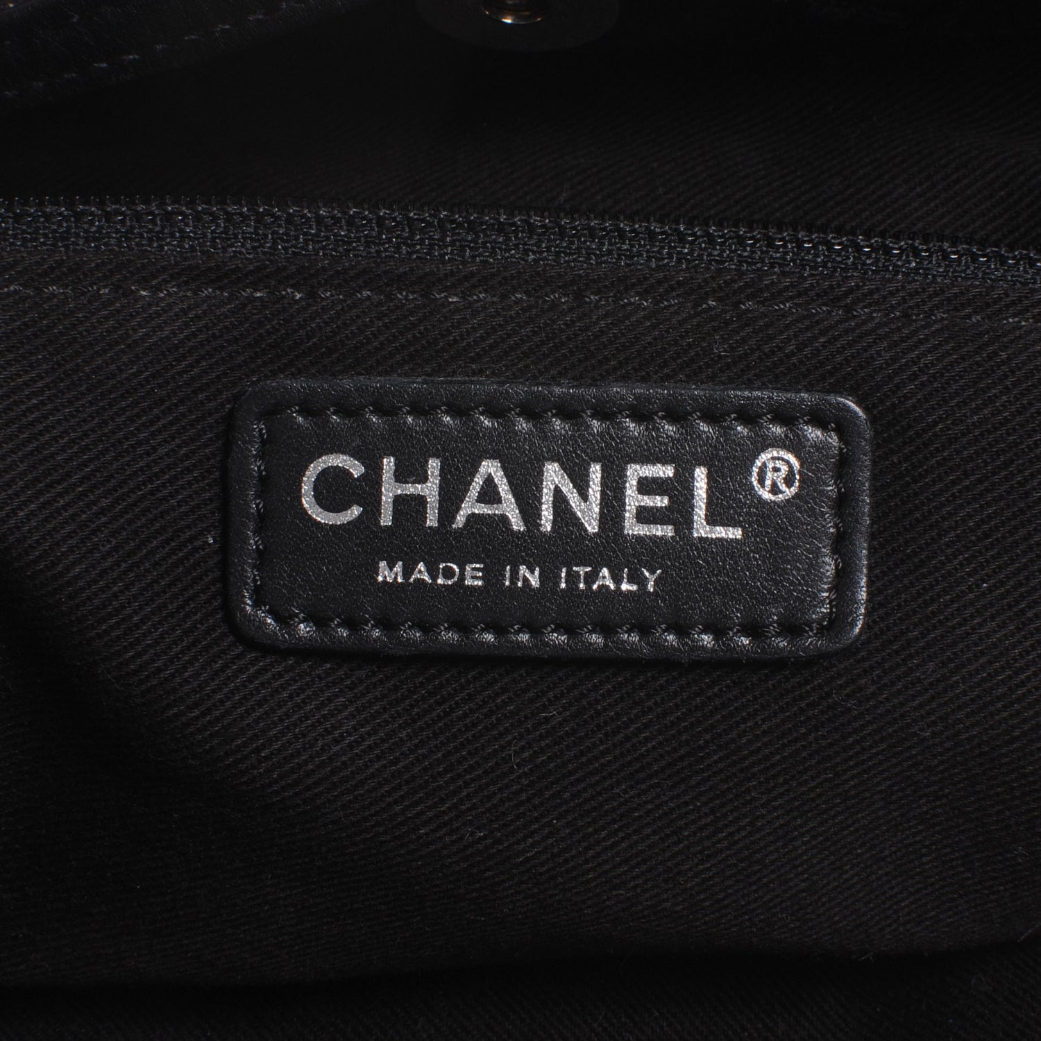 Chanel Calfskin Expandable Stitched Tote Black 6 of 7