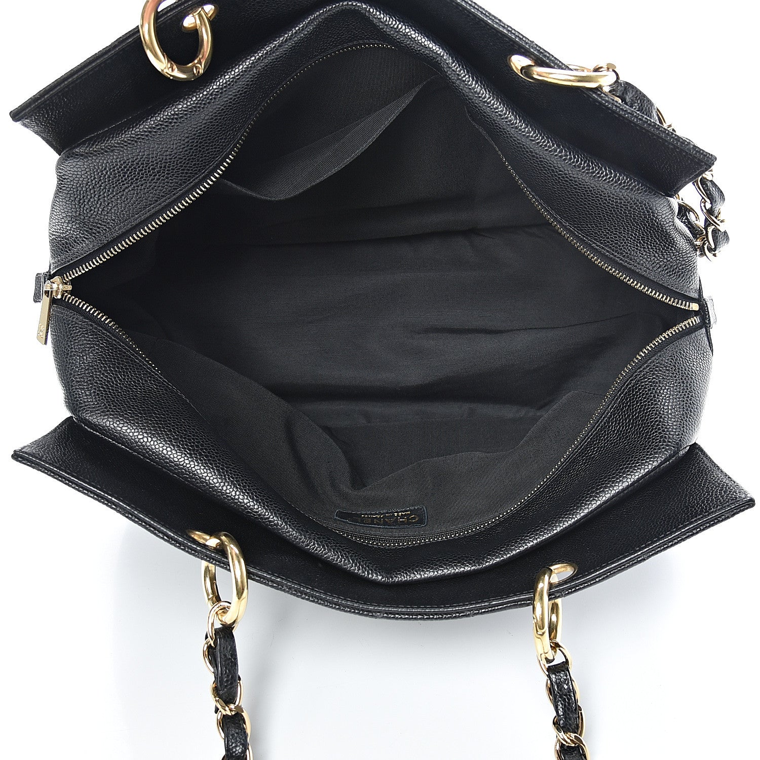 Chanel Caviar Quilted Grand Timeless Tote GTT Black 4 of 9