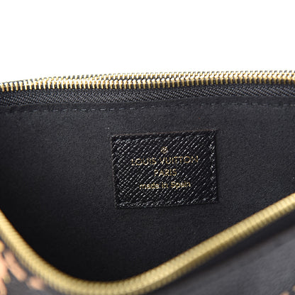 Louis Vuitton Monogram Giant Jungle Pochette Double Zip Black 7 of 10