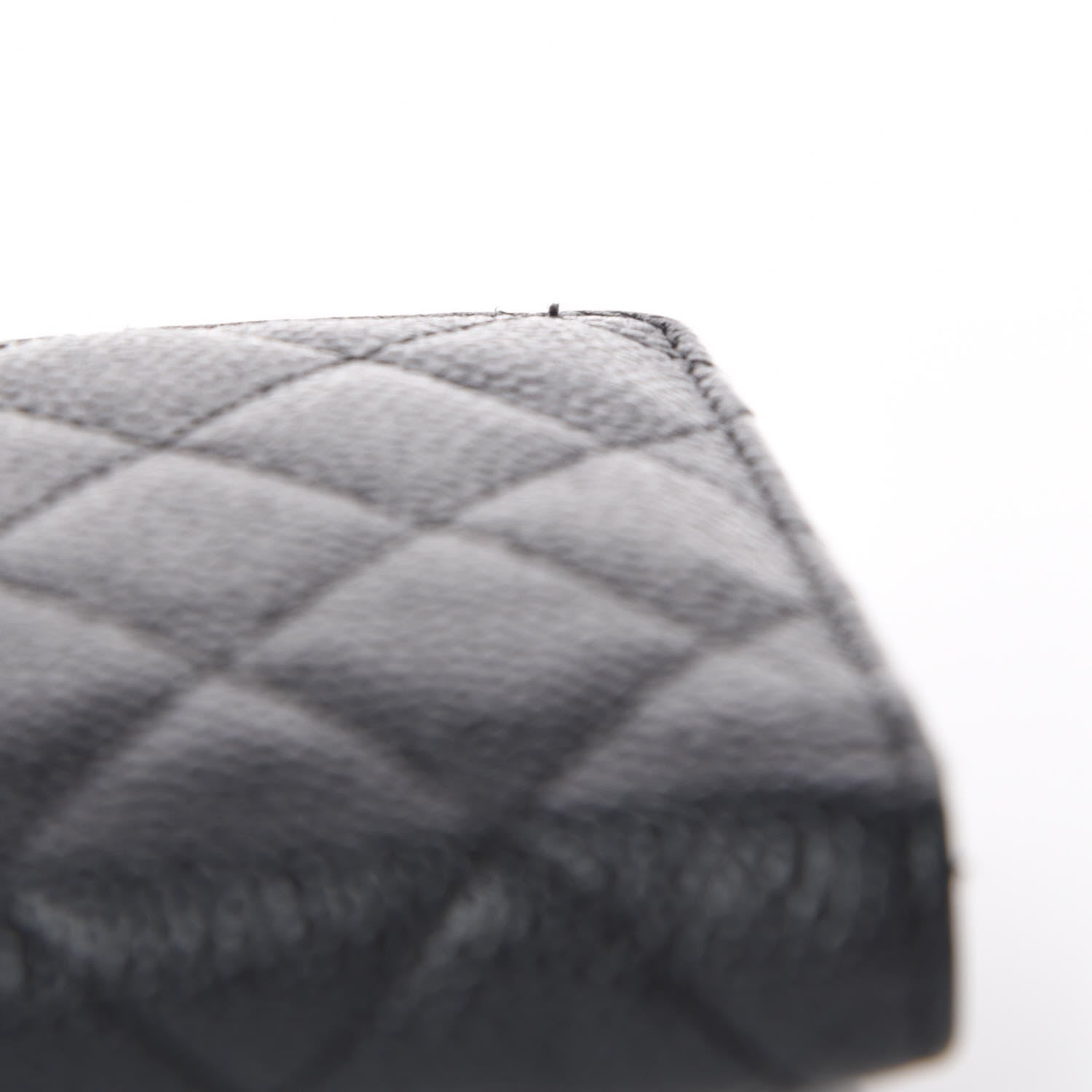 Chanel Caviar Quilted Zipped Pocket Wallet Black 11 of 12