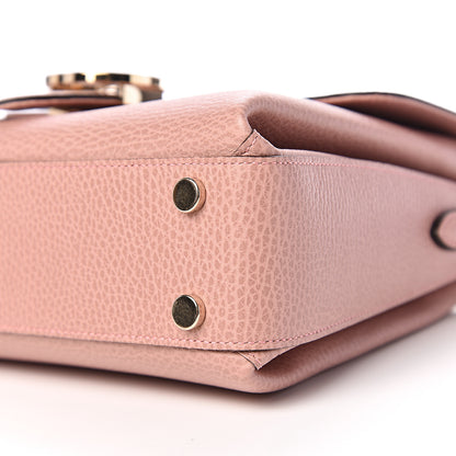 Gucci Dollar Calfskin Interlocking G Top Handle Shoulder Bag Soft Pink 8 of 9