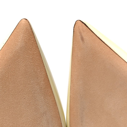 Jimmy Choo Patent Suede Marcine 100 Pumps 39 Off White Mink Anthracite 10 of 11