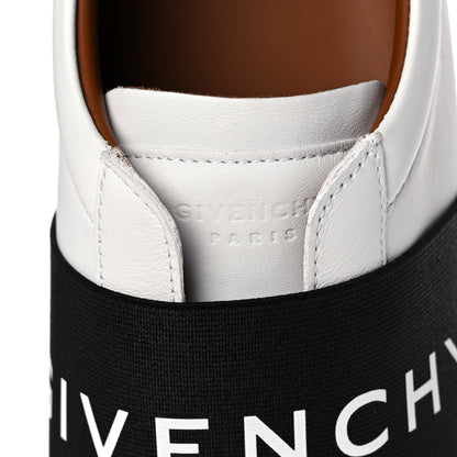 Givenchy Calfskin Band Logo Womens Urban Street Sneakers 39.5 White Black 8 of 12