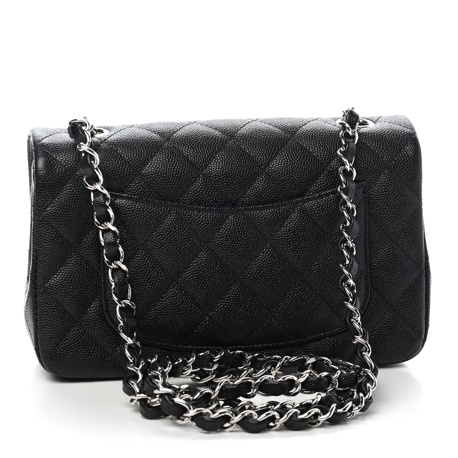 Chanel Caviar Quilted Mini Rectangular Flap Black 6 of 20