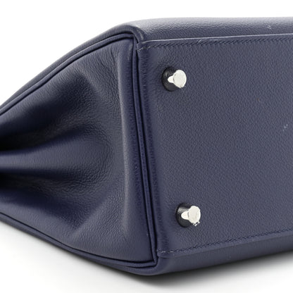 Hermes Evercolor Verso Kelly Retourne 28 Bleu Encre Mauve Sylvestre 8 of 15