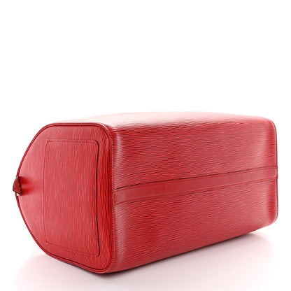 Louis Vuitton Epi Speedy 35 Castillan Red 4 of 9